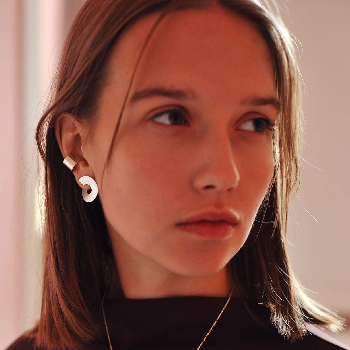 Wide ear cuff 