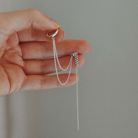 Wheat Spike Single Earring