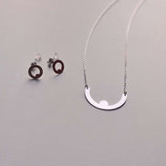 Earrings Pink Shapes