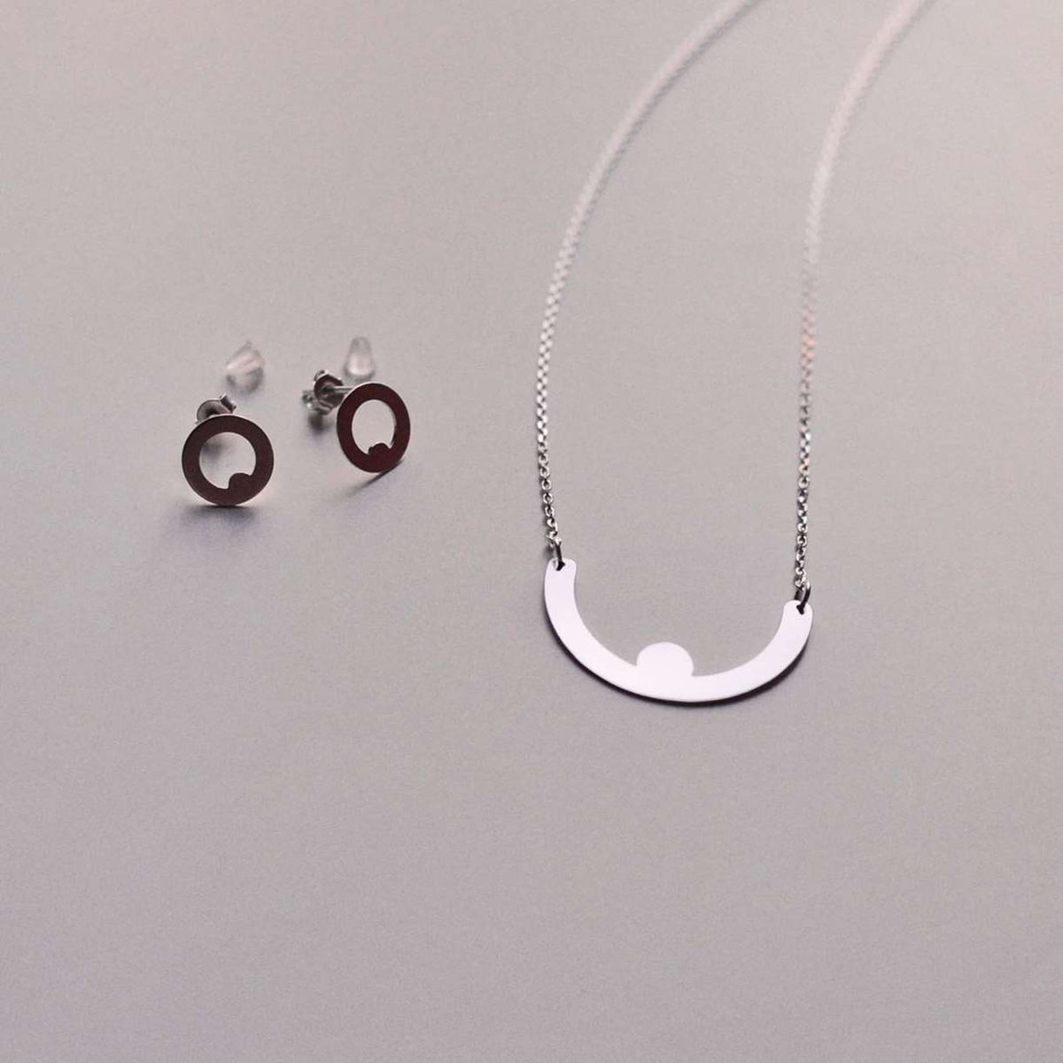 Earrings Pink Shapes