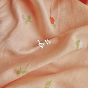 Goose with Goslings Earrings
