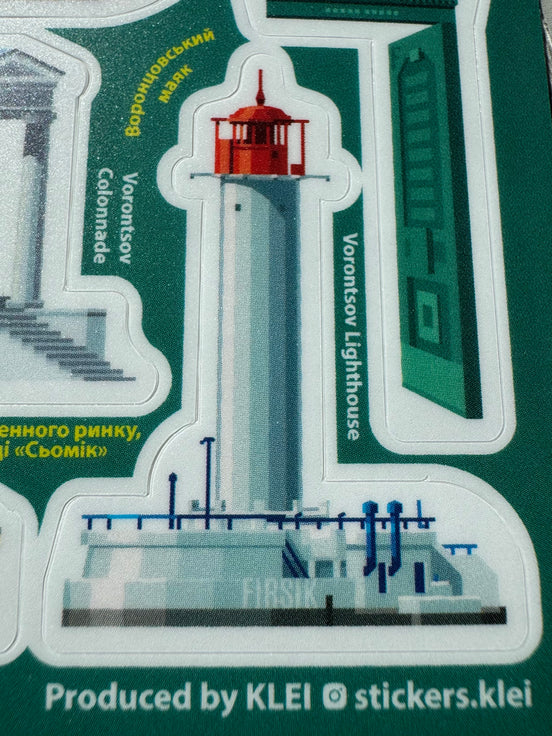 Odesa Landmarks Sticker Pack