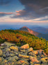 SUNSET IN MOUNTAINS