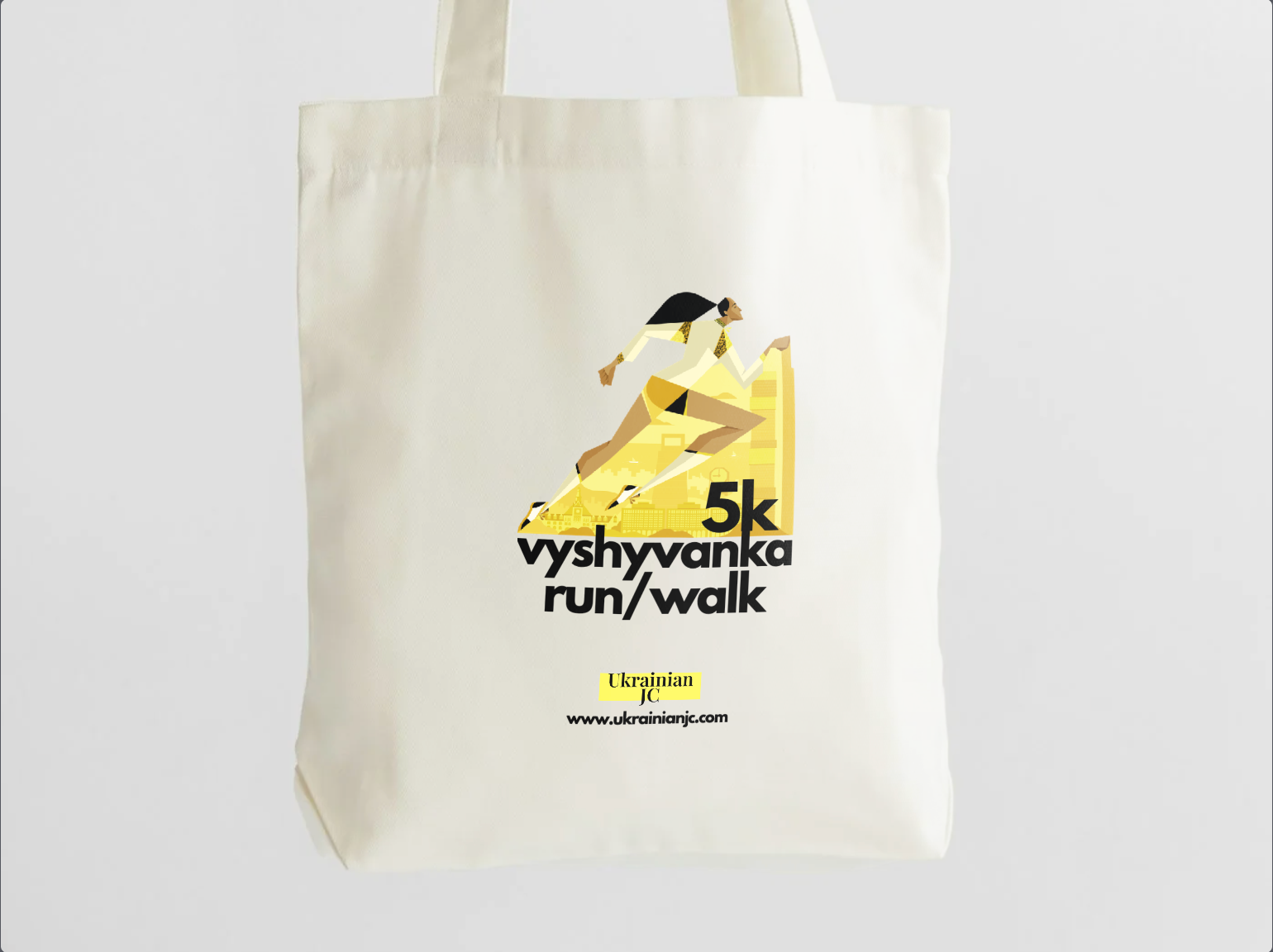 UJC Vyshyvanka Run Tote bag