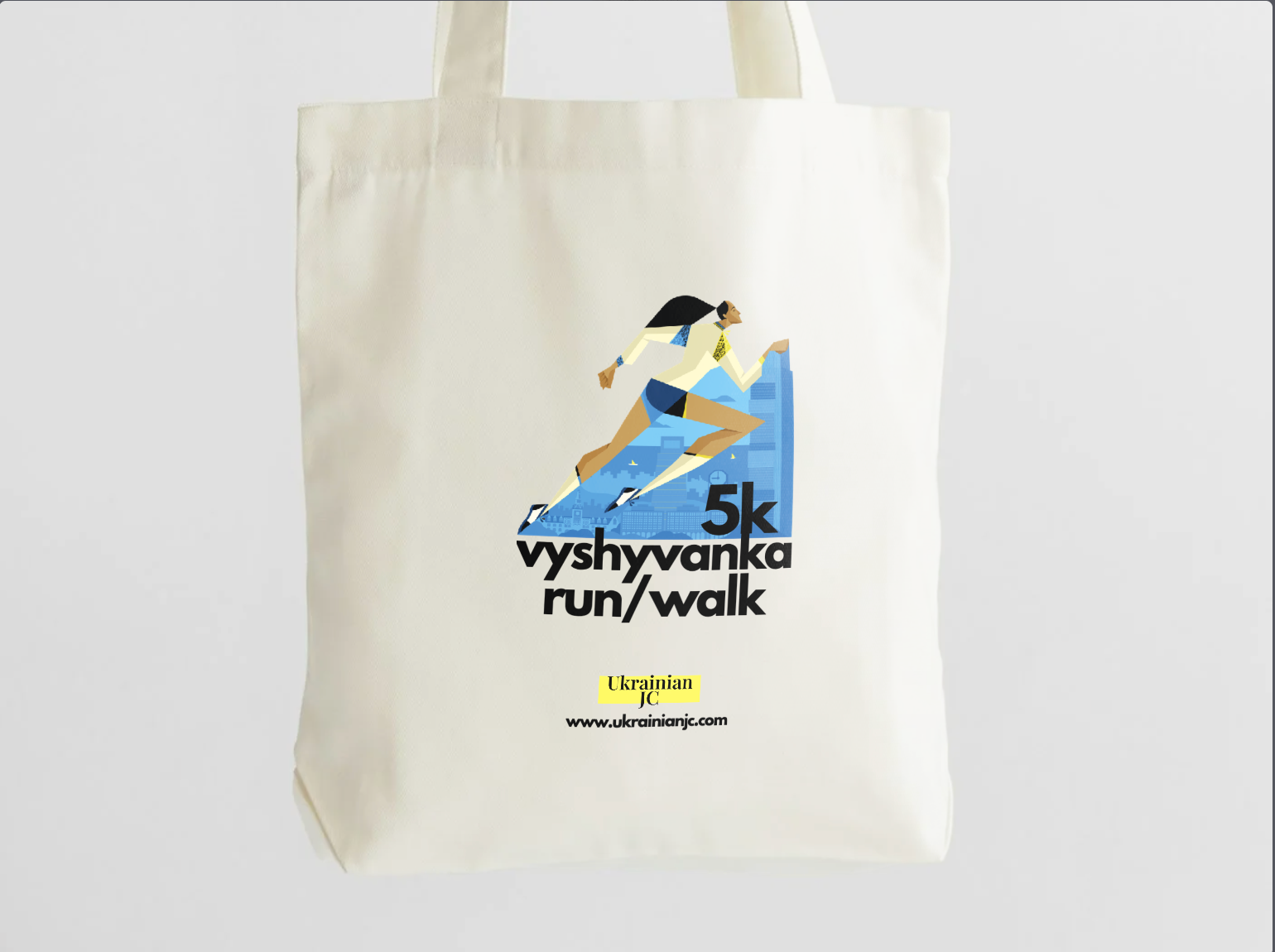 UJC Vyshyvanka Run Tote bag