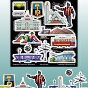 Donetsk Landmarks Sticker Pack