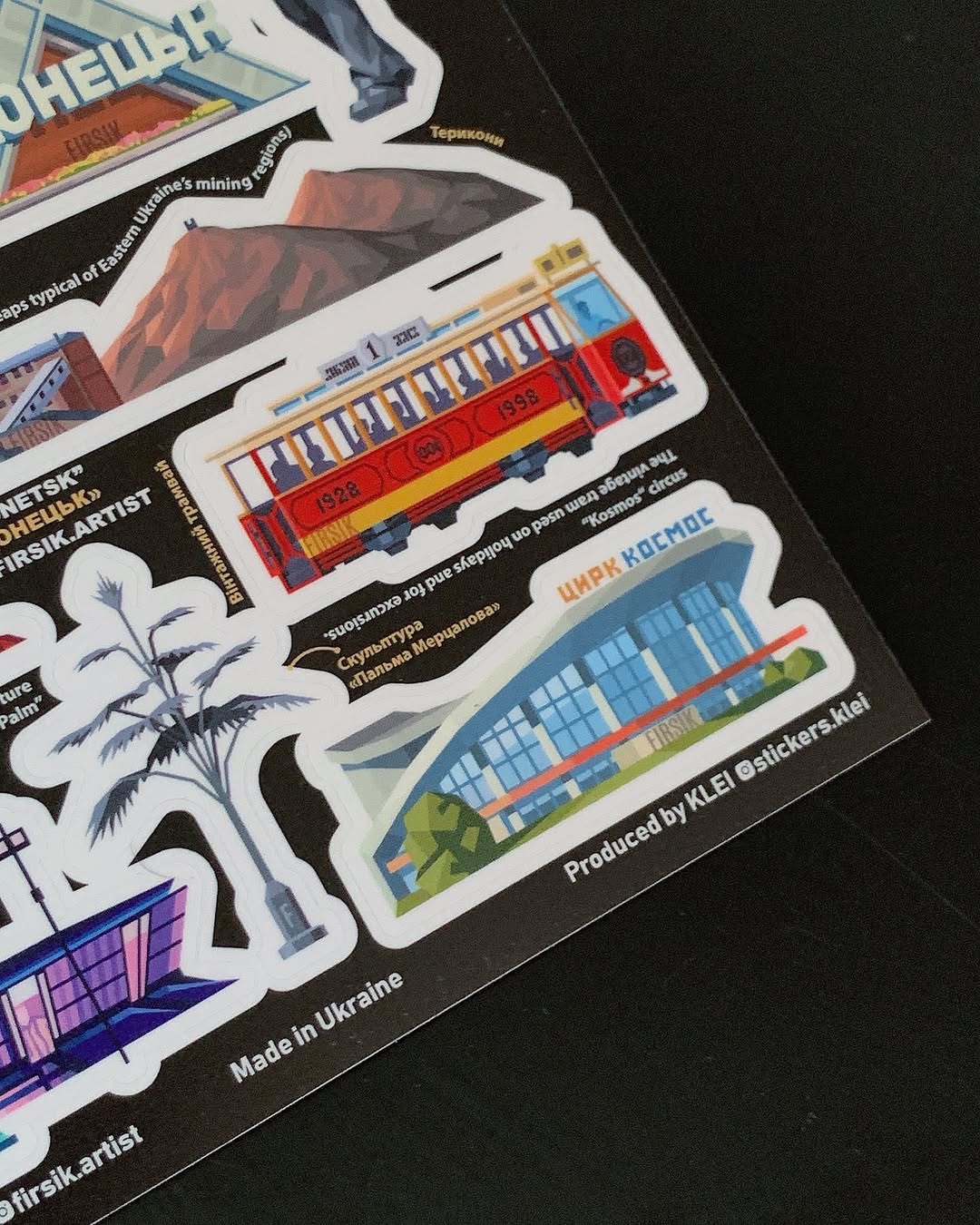 Donetsk Landmarks Sticker Pack