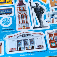Mariupol Landmarks Sticker Pack
