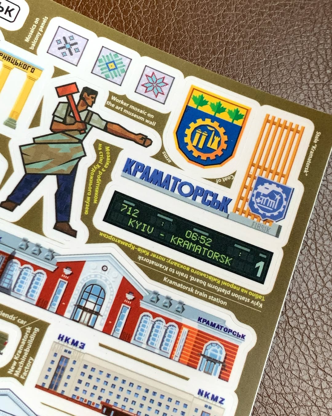 Kramatorsk Landmarks Sticker Pack