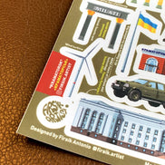 Kramatorsk Landmarks Sticker Pack