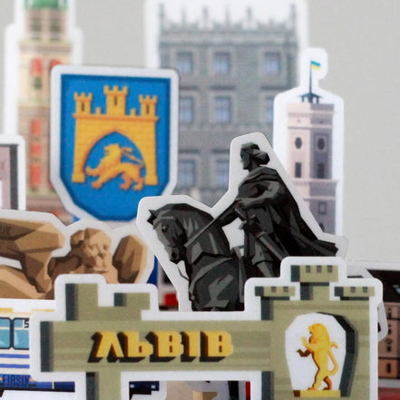 Lviv Landmarks Sticker Pack