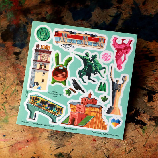 Kyiv Landmarks Sticker Pack