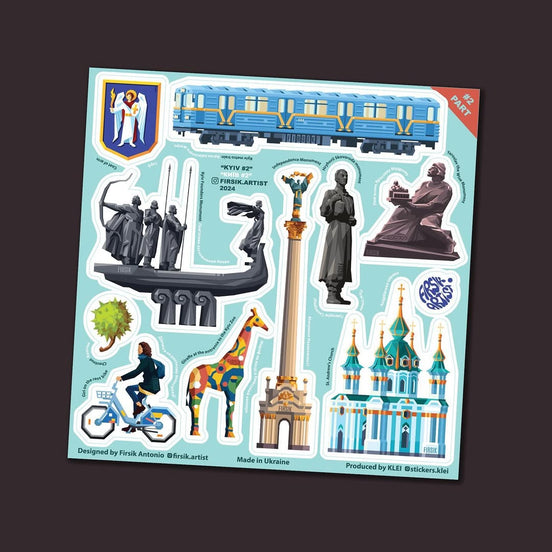 Kyiv Landmarks Sticker Pack