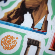 Crimea Landmarks Sticker Pack