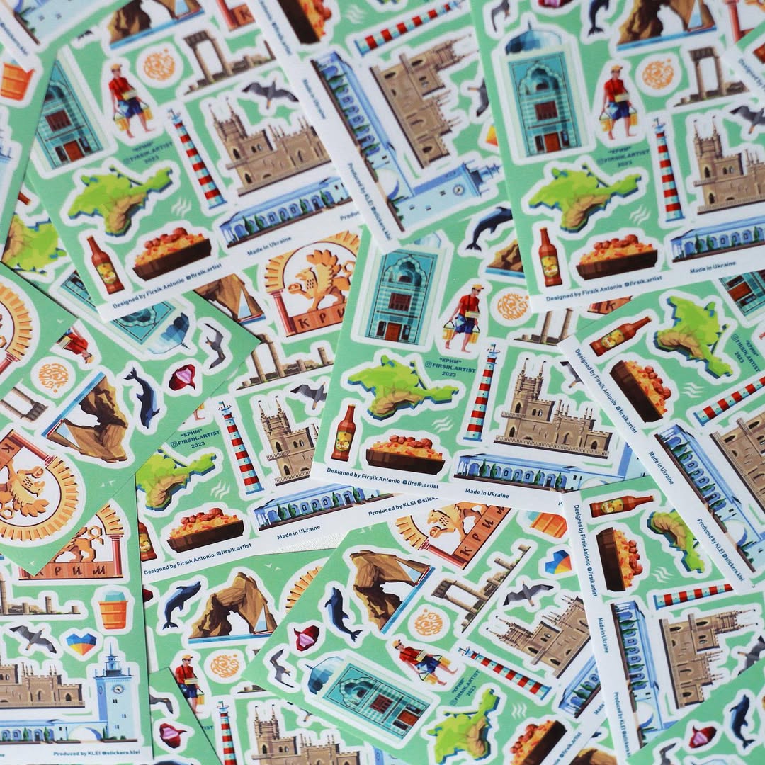 Crimea Landmarks Sticker Pack
