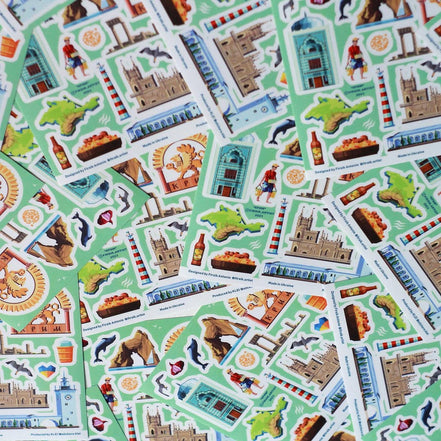 Crimea Landmarks Sticker Pack