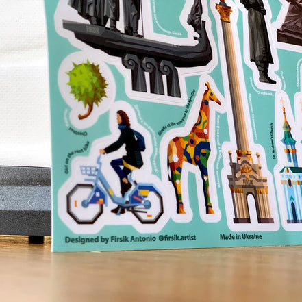 Kyiv Landmarks Sticker Pack