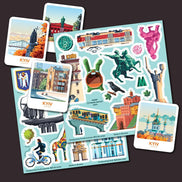 Kyiv Landmarks Sticker Pack