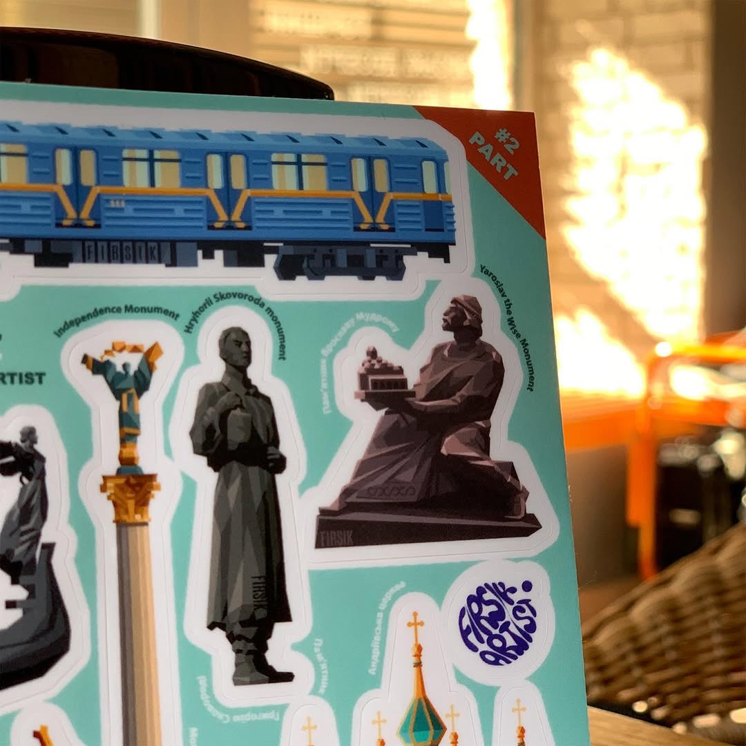 Kyiv Landmarks Sticker Pack