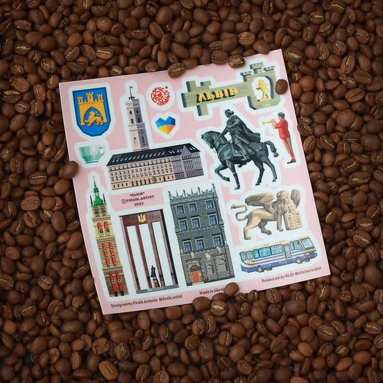 Lviv Landmarks Sticker Pack