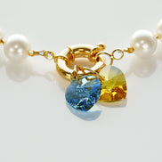 Yellow & Blue Hearts