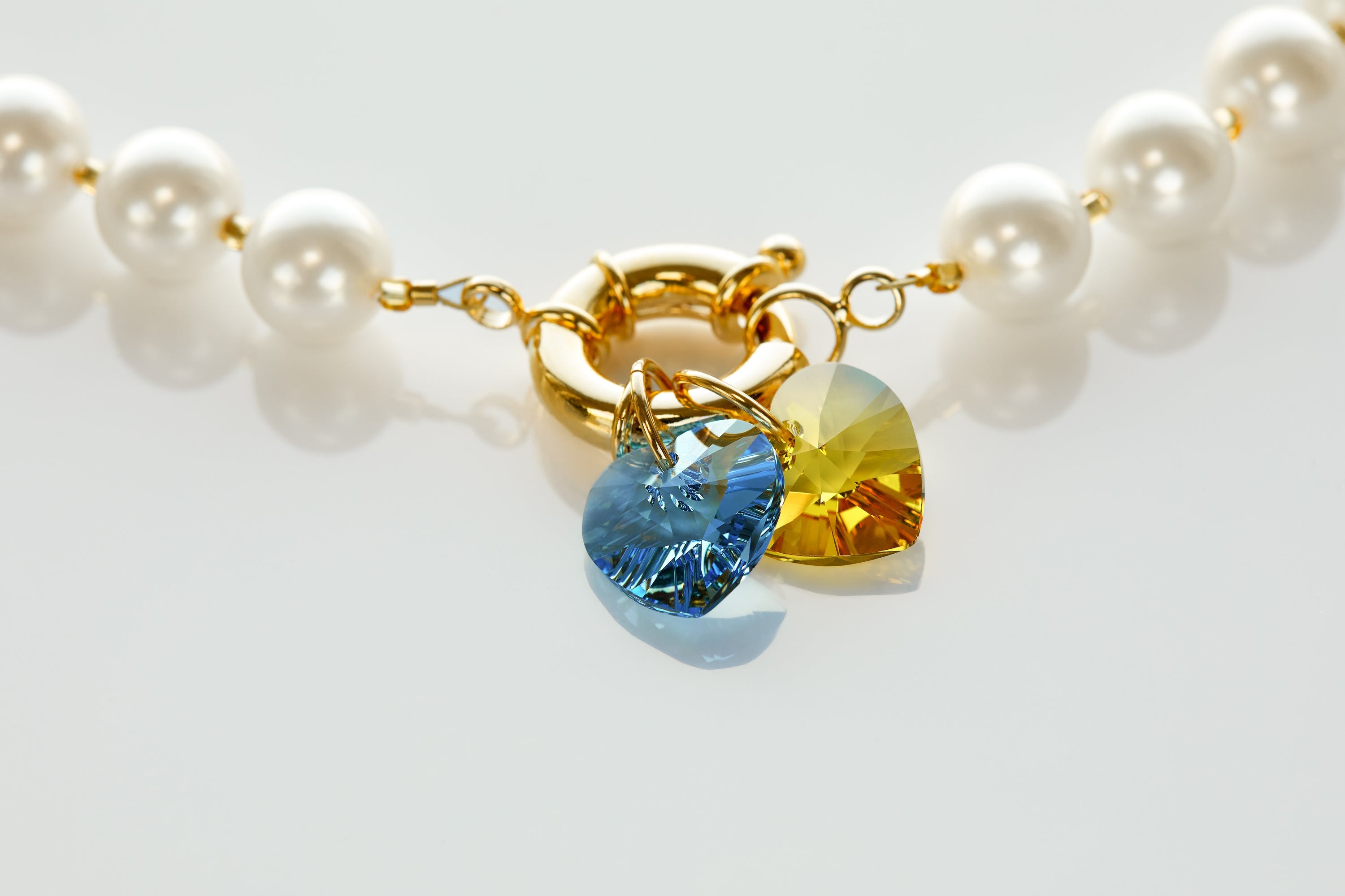 Yellow & Blue Hearts