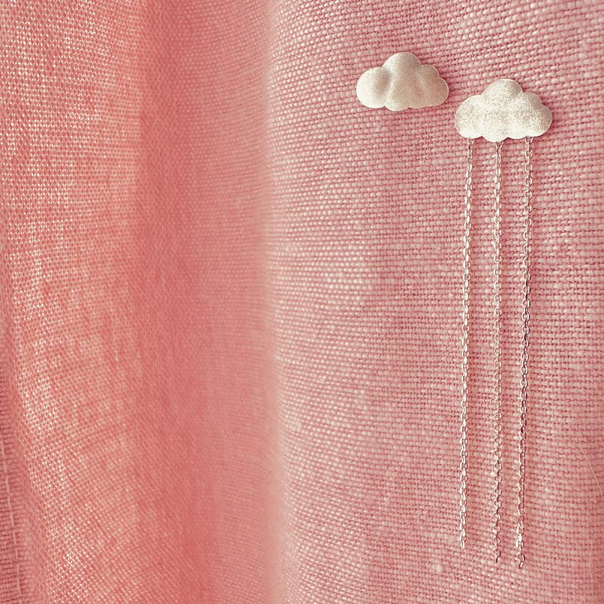 Storm & Clear Cloud Stud Earrings