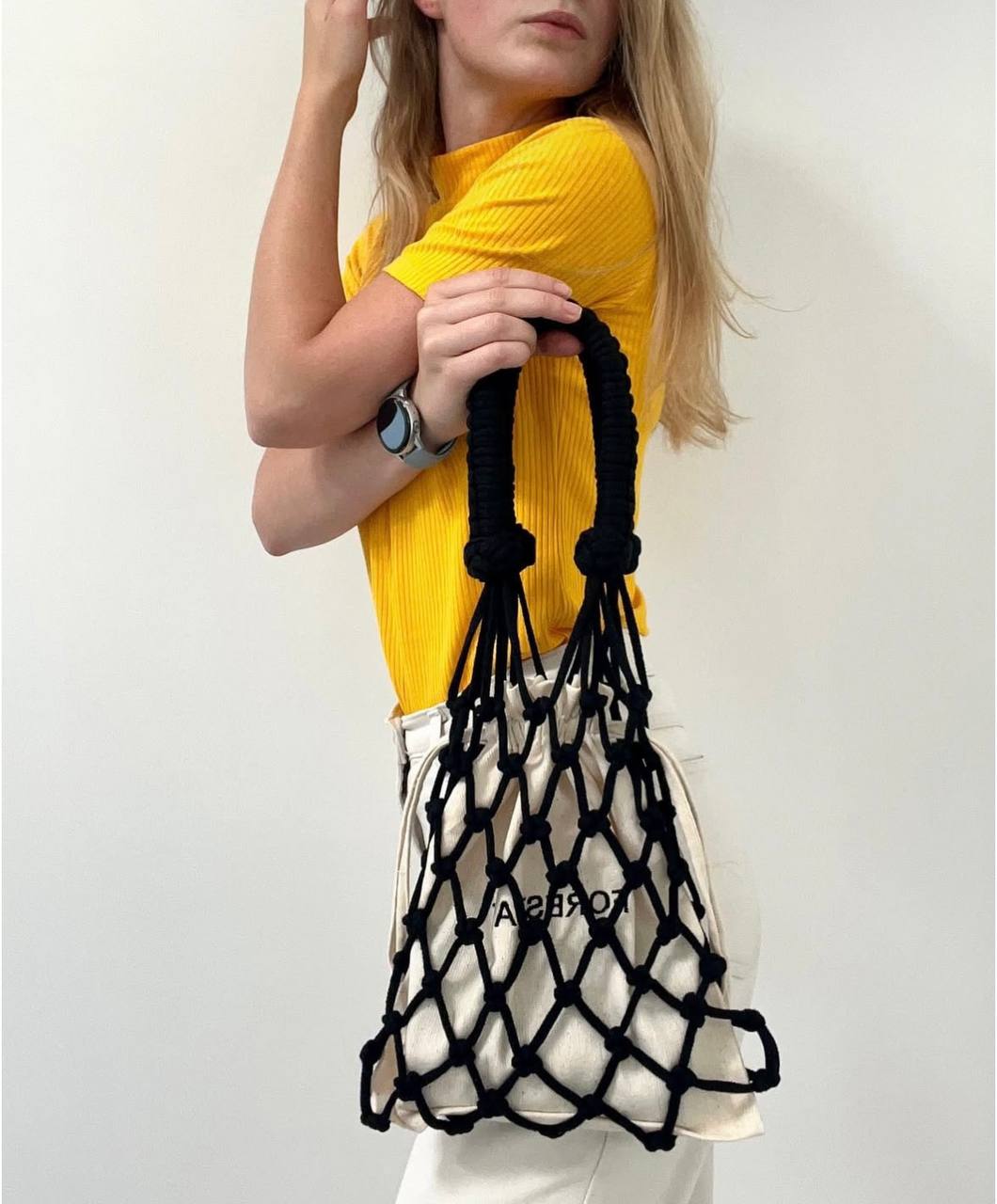 Macramé  bag middle
