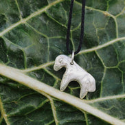 Minimalist Silver Horse Pendant