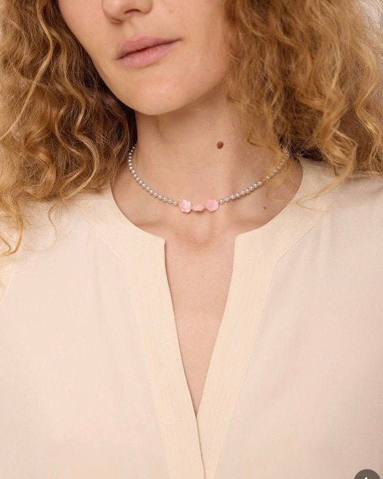 In Bloom — Three Roses Necklace